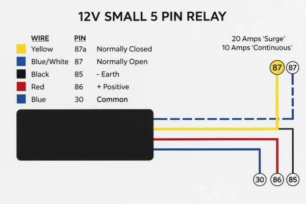 Lock and track 12v micro relay - Image 3