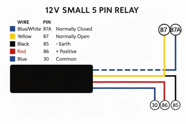 Lock and track 12v micro relay - Image 3