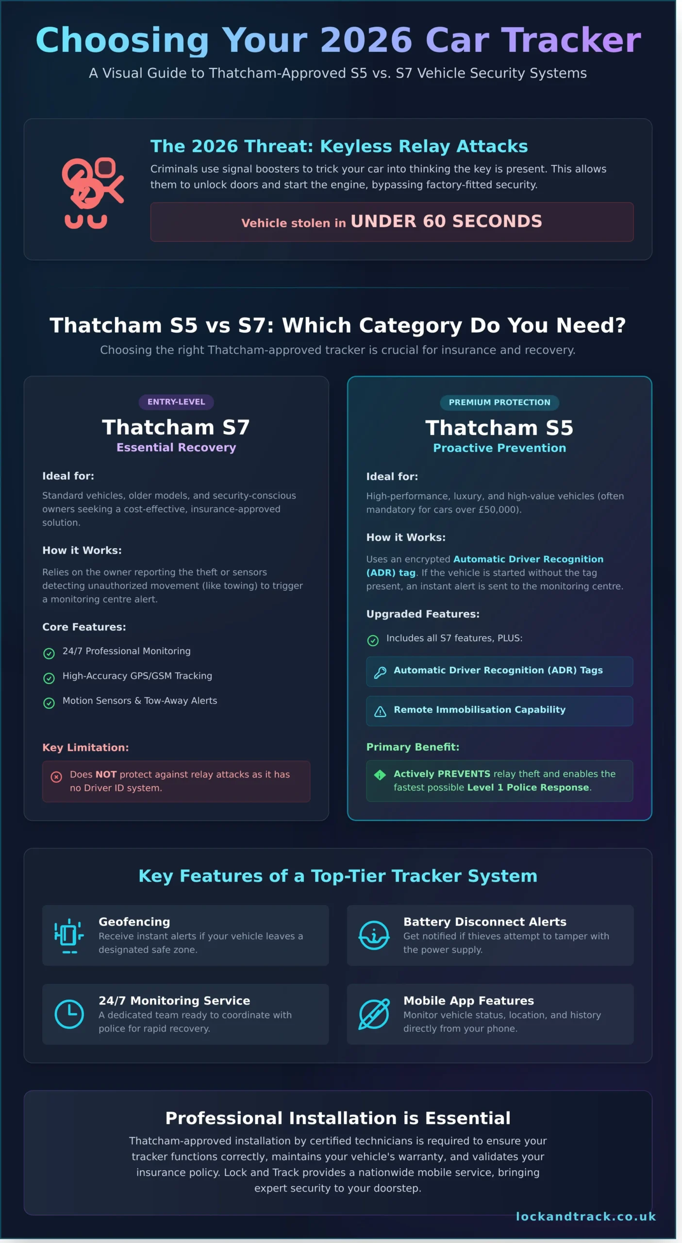 Best Car Tracker UK 2026: Expert Guide to Thatcham Approved Security - Infographic