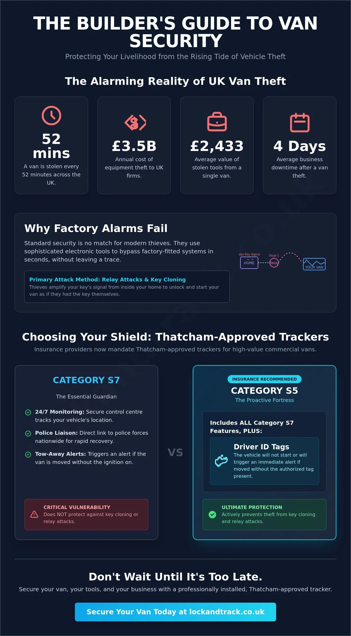 Best Van Tracker for Builders: 2026 UK Security & Insurance Guide - Infographic