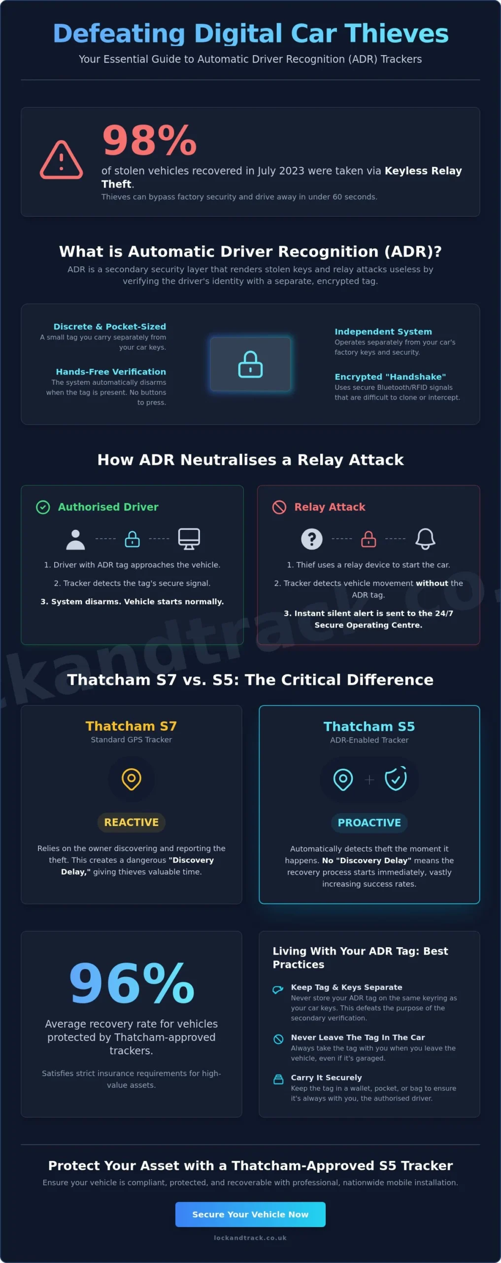 What is ADR in a Car Tracker? The Ultimate Guide to Automatic Driver Recognition - Infographic