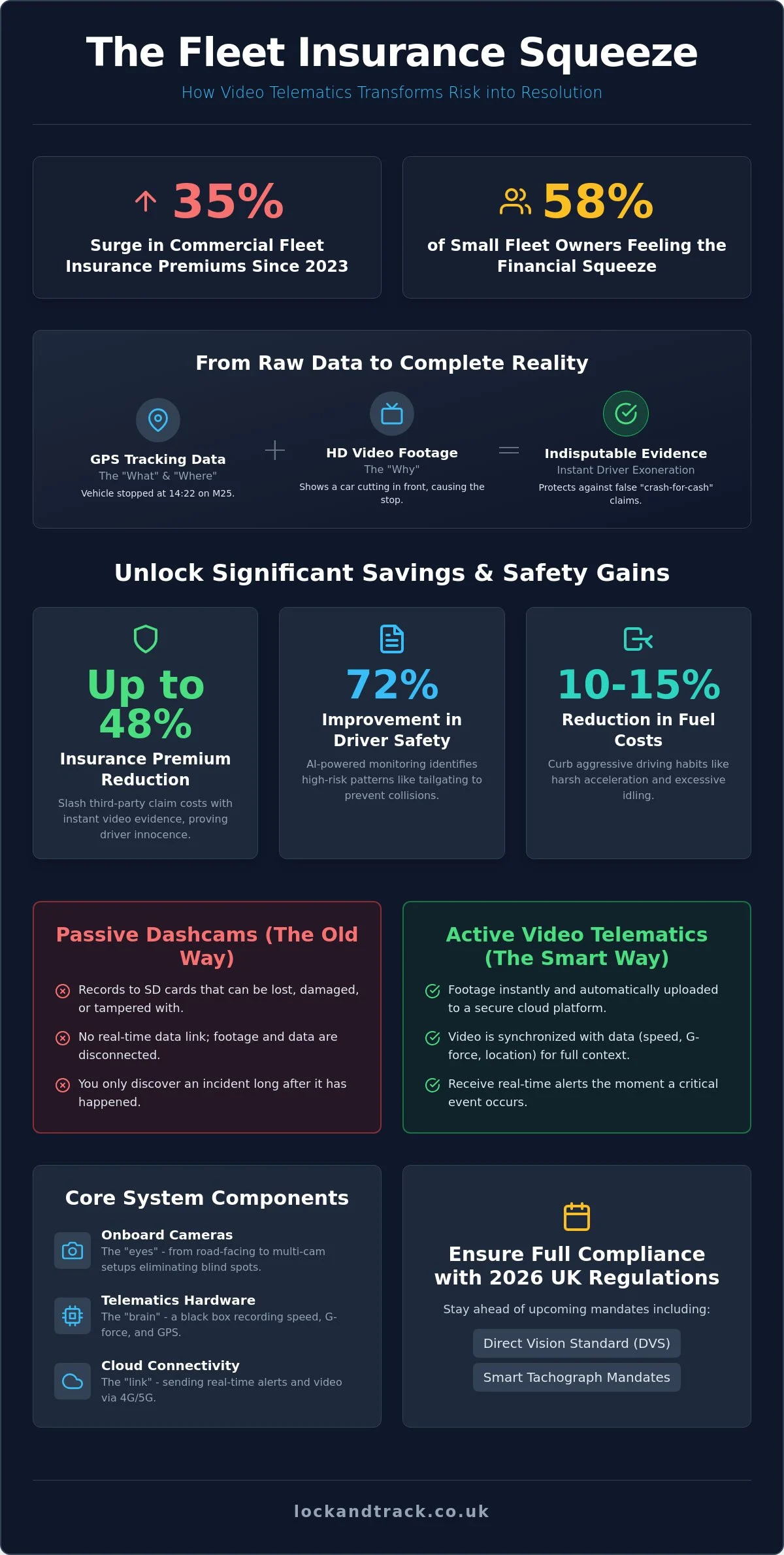 Benefits of Video Telematics for Fleets: The 2026 UK Business Guide - Infographic