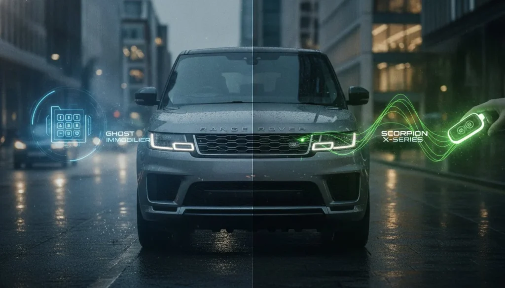 Ghost Immobiliser vs Scorpion X Series Which 2026 Security System Wins Hero Image Lock and Track